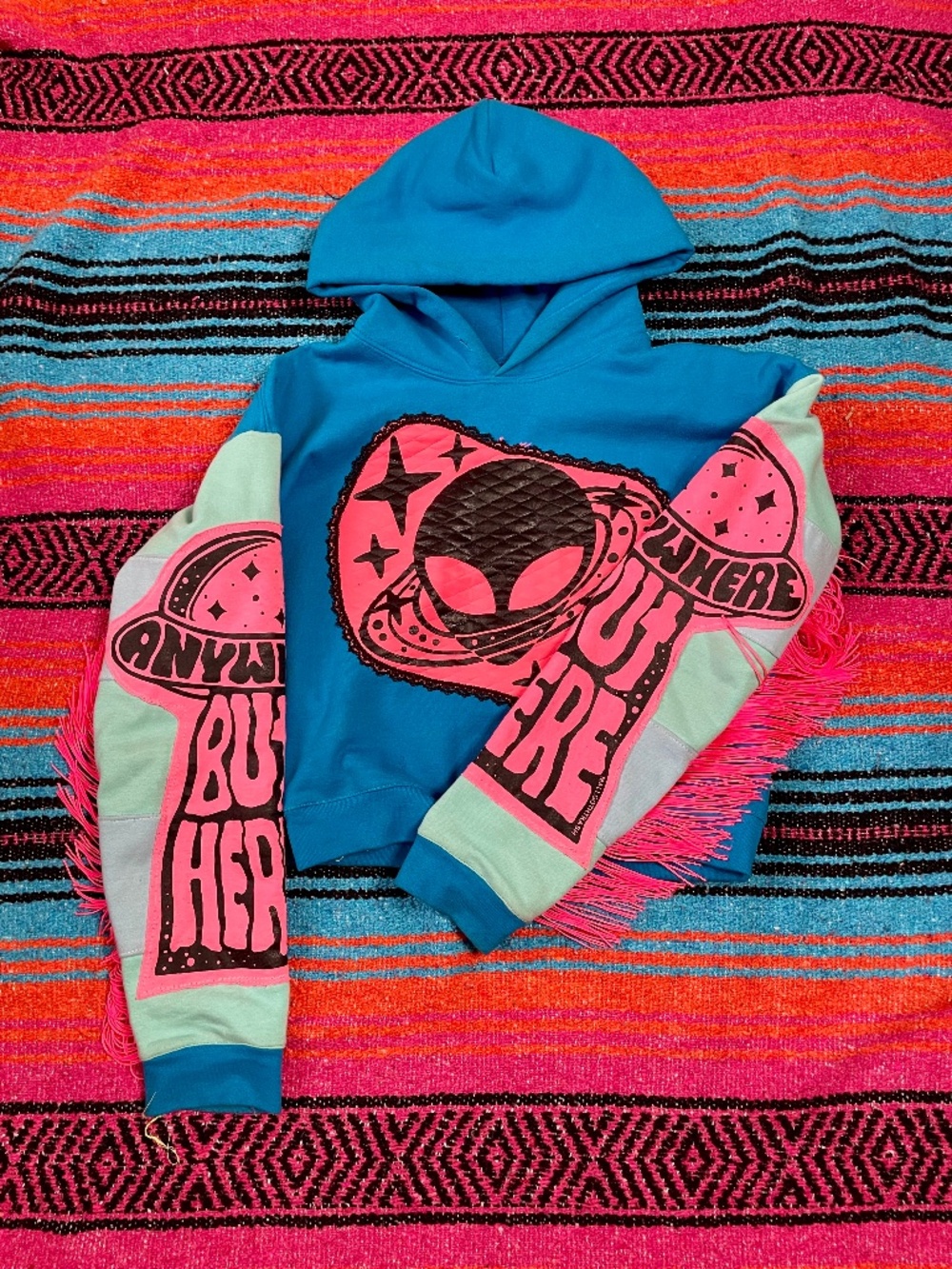 ALIEN HOODIE MADE BY MALLGOTHTRASH
